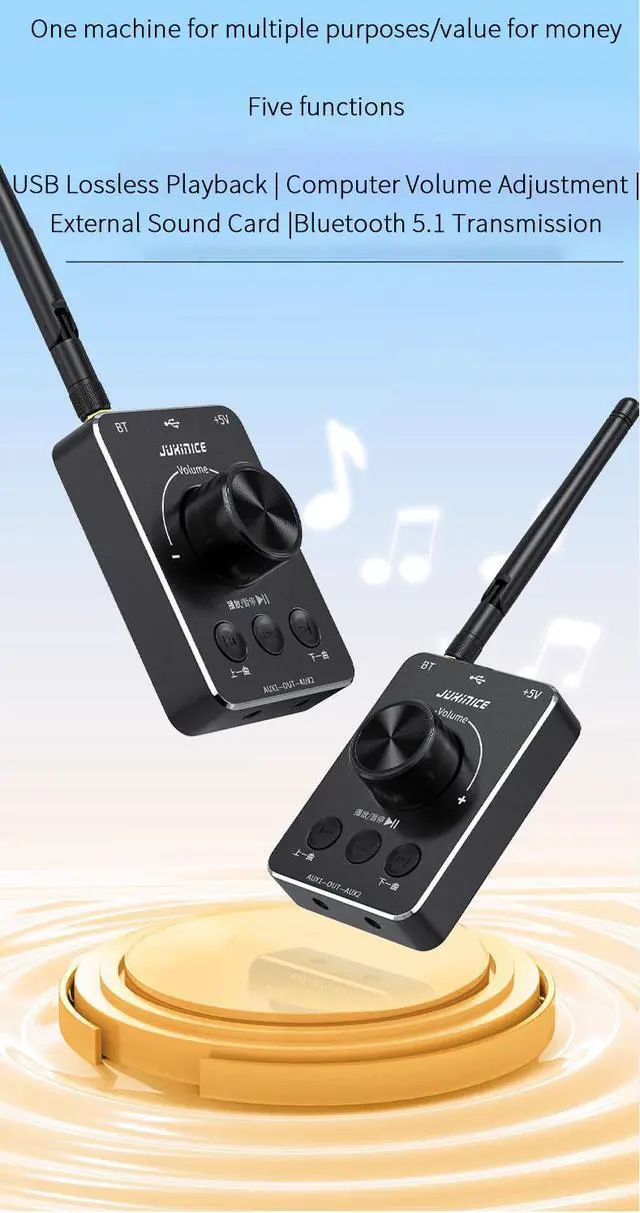 Alt view image 2 of 5 - USB Computer Bluetooth Headset Adapter 5.1 Connected To Wireless Headset Game Full Screen Volume Controller One Button Mute