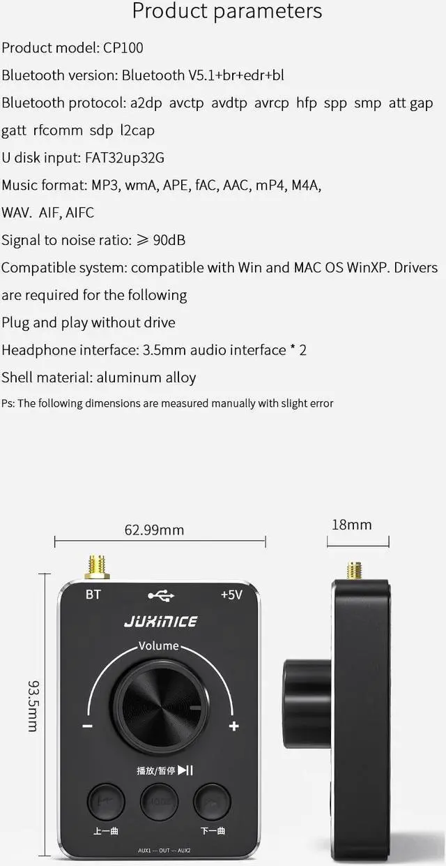 Alt view image 5 of 5 - USB Computer Bluetooth Headset Adapter 5.1 Connected To Wireless Headset Game Full Screen Volume Controller One Button Mute