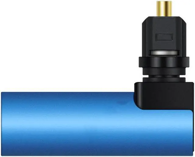 Alt view image 4 of 7 - 90 Degree Optical Audio Cable Adapter Right Angle Digital SPDIF Toslink Optical Connector 360 rotating Swivel for Soundbox,Macbook,TV BOX,TV,DVD,Amplifier