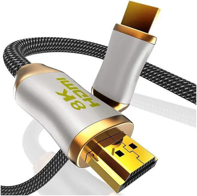 Alt view image 2 of 7 - 6.56ft 8K HDMI Cable Display Projector Set-top Box Connected To TV Computer Cable HDMI 2.1 8K@60 Hz / 4K@120Hz for Xiaomi Xbox PS5 PS4 Chromebook Laptops