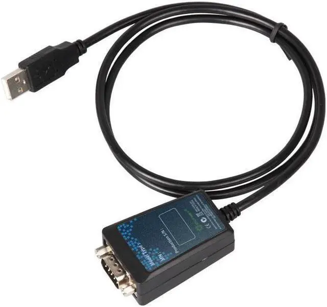 Alt view image 2 of 4 - USB 2.0 to RS-232 Male (9-Pin) DB9 Serial Cable with FTDI Chipset Support Win10 Mac OS-X Linux Android (3.28ft)