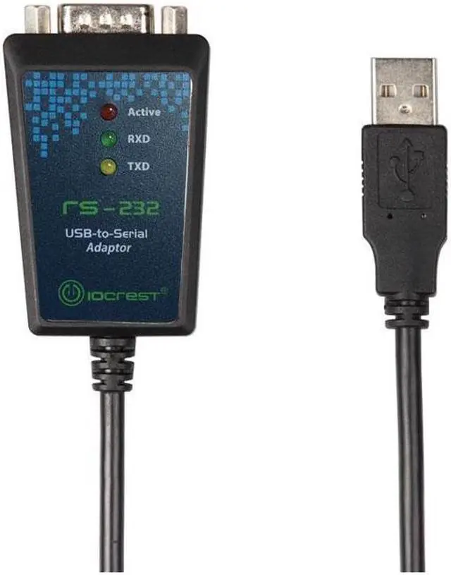 Alt view image 3 of 4 - USB 2.0 to RS-232 Male (9-Pin) DB9 Serial Cable with FTDI Chipset Support Win10 Mac OS-X Linux Android (3.28ft)