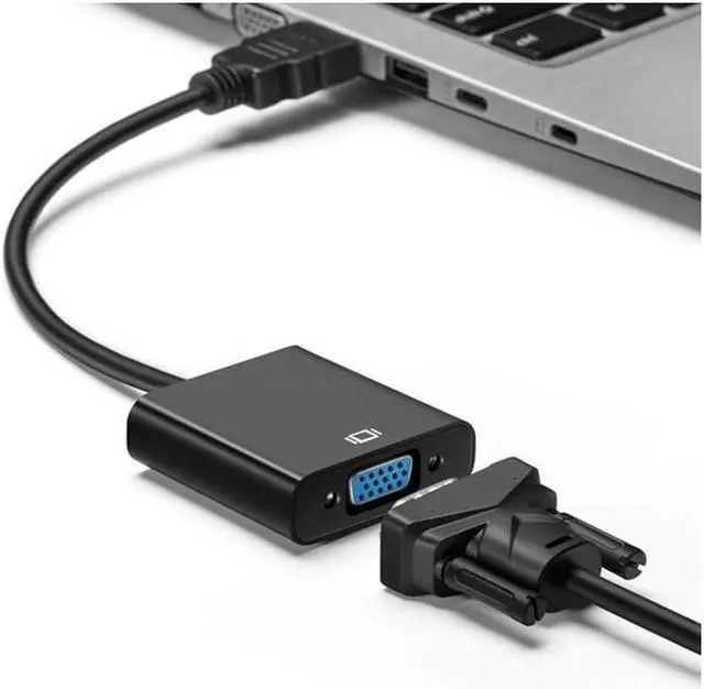 Alt view image 7 of 7 - HDMI to VGA Adapter 1080P HDMI Male To VGA Female Converter Digital to Analog for Laptop HDTV Video Cable HDMI VGA Adapter