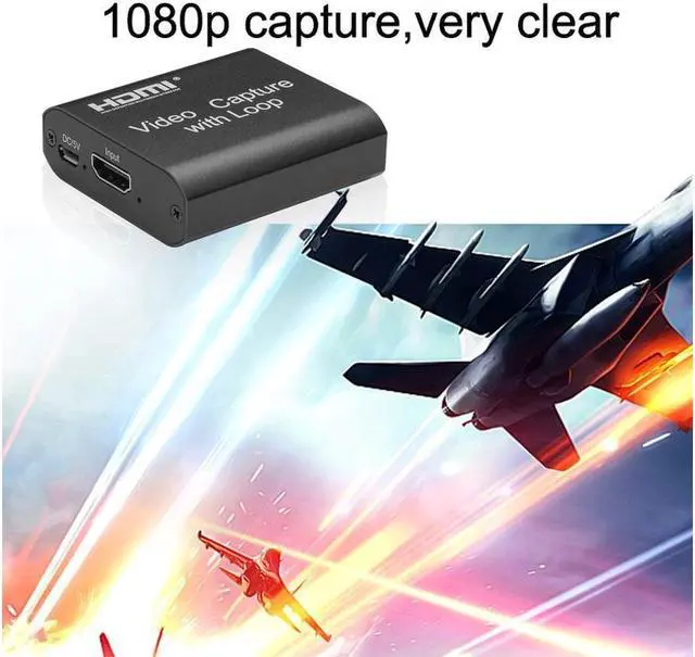 Alt view image 6 of 7 - 4K HDMI Capture Card USB 2.0 1080P Grabber Phone Video Capture with Loop Output Game Recording Device For Youtube Live Streaming PS4 IOS Phone HDV XBox one