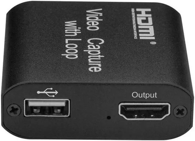 Alt view image 7 of 7 - 4K HDMI Capture Card USB 2.0 1080P Grabber Phone Video Capture with Loop Output Game Recording Device For Youtube Live Streaming PS4 IOS Phone HDV XBox one