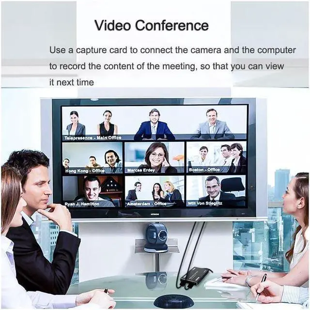 Alt view image 7 of 7 - 4K HDMI Video Capture Card USB3.0 1080p 60Hz Capture Card Screen Dongle Game Streaming Live Broadcasts Video Recording With Video HDMI Loop Out Audio Microphone Input For Linux Mac OS Windows PS4