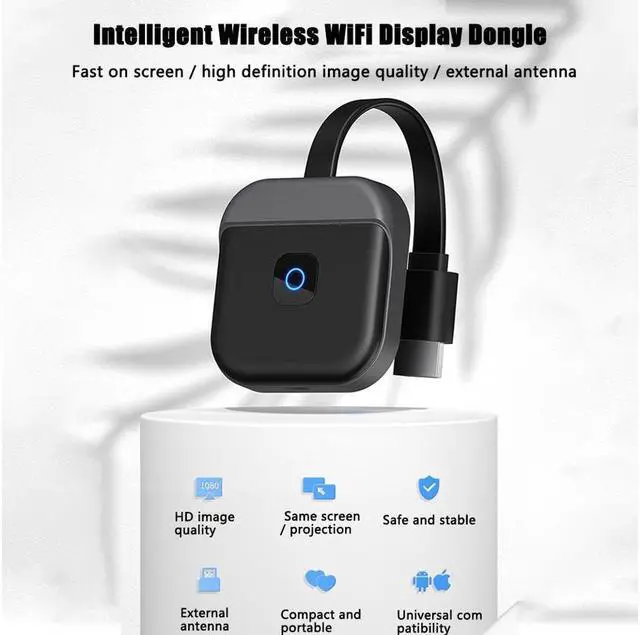 Alt view image 3 of 7 - Mirascreen 5G 1080P Wireless HDMI TV Stick Adapter Wifi Display TV Receiver Dongle Comaptible andriod/IOS PC