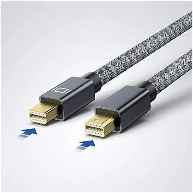 Alt view image 7 of 7 - Mini Displayport to Mini Displayport Cable 6FT/2M, 4K@60Hz (Not Thunderbolt 2) Mini Display Port to Mini DP Cord, for MacBook Pro/Air,iMac,Microsoft Surface Pro 3 4 5,ThinkPad,Lenovo