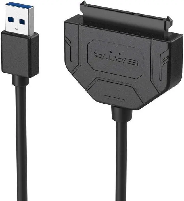 Main image of SATA to USB 3.0 Adapter for 2.5" HDD Hard Drives, USB 3.0 to SATA Adapter Cable, Support UASP for 2.5 Inch SSD/HDD (SATA to USB A 3.0 Adapter)