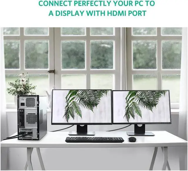Alt view image 7 of 7 - DVI to HDMI Adapter, DVI-D 24+1Male to HDMI Female High Speed Adapter Converter Gold Plated Support 1080P for HDTV, Plasma, DVD, Projector, Computer