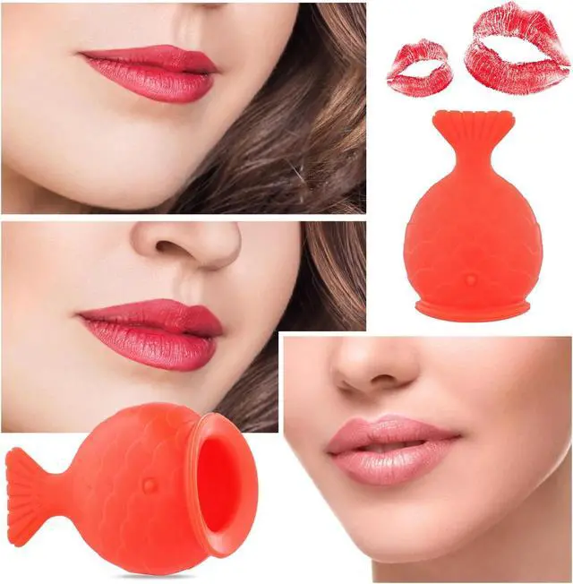 Alt view image 2 of 7 - Soft Silicone Lip Enhancer Lip Plumper Device Lasting Glossy Plumper Lip Plump Lip Plumper Lips Care Sexy Lip Mouth Pro Tool