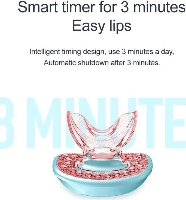 Alt view image 3 of 6 - Lip Pump Fuller Electric Lip Plumper LED Light Therapy Enhancer Sexy Thicker Lips Plumping Tool Mouth Enhancer Bigger Thicker