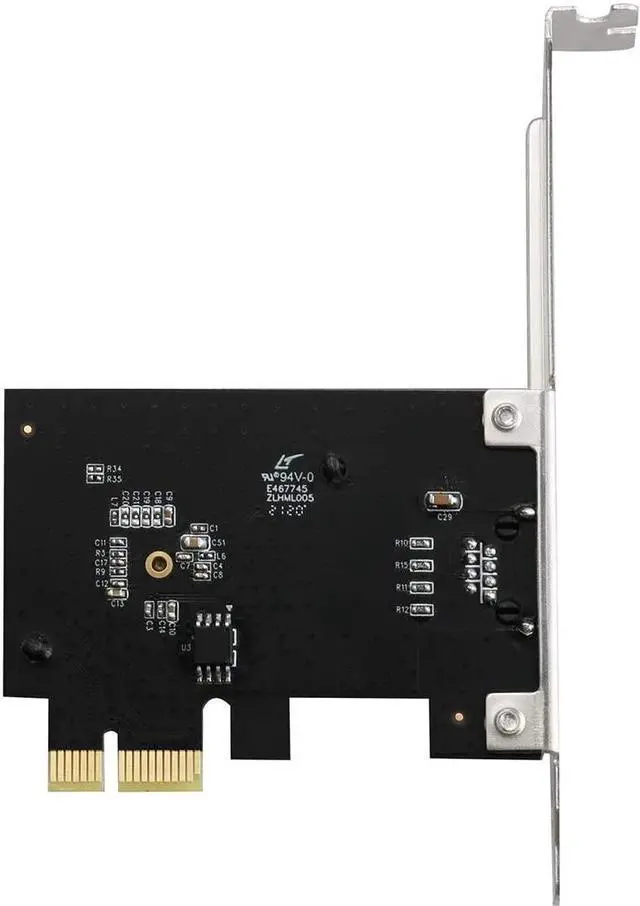 Alt view image 3 of 6 - 2.5GBase-T PCIe Network Adapter RTL8125B 2500/1000/100Mbps PCI Express Gigabit Ethernet Card RJ45 LAN Controller Support PXE for Windows/Linux/MAC with Low Profile