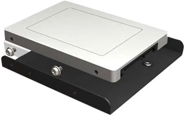Alt view image 2 of 4 - 2.5 to 3.5 Inch Hard Drive Adapter Mount Bracket w/Screws,HDD Caddy 2.5 SSD to 3.5 Tray Holder Converter