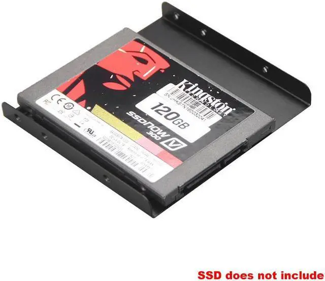 Alt view image 3 of 4 - 2.5 to 3.5 Inch Hard Drive Adapter Mount Bracket w/Screws,HDD Caddy 2.5 SSD to 3.5 Tray Holder Converter