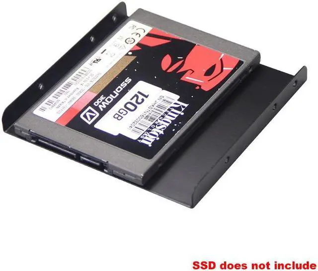 Alt view image 4 of 4 - 2.5 to 3.5 Inch Hard Drive Adapter Mount Bracket w/Screws,HDD Caddy 2.5 SSD to 3.5 Tray Holder Converter