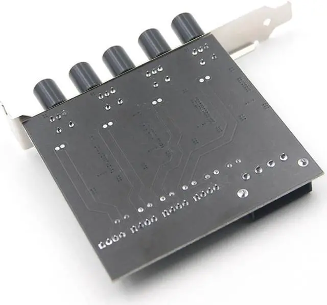 Alt view image 4 of 4 - Amify 5 Channel 12V3A High Power 3pin & 4pin Fan Speed Controller w/ PCI Slot Cover,Support CPU Water Cooler,DDC D5 Water Pump Water Cooling Kit DIY
