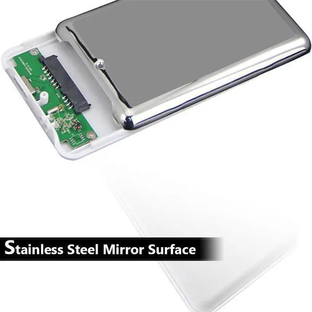 Alt view image 4 of 6 - ENU325SSDHTS 2.5" USB 3.0 HDD SATA External Hard Drive Disk Enclosure Case Box Support UASP for 7 & 9.5mm SATA I/II/III SSD and HDD