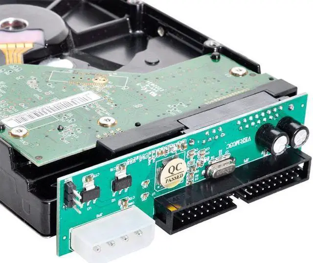 Alt view image 5 of 6 - 3.5" SATA HDD to IDE/PATA Adapter Card ,SATA 22-Pin Hard Disk / DVD Burner to IDE 40Pin Interface Motherboard Converter w/ Molex 4-Pin Power Header