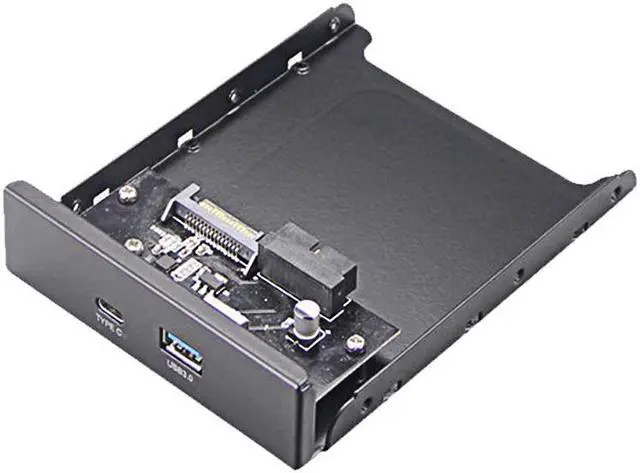 Main image of Amify FP35U3UCM Internal USB 3.1 Gen 1 Type C + USB 3.0 Port Hub Front Panel w/ SATA Power Connector (USB 3.0 20pin Extension Cable)