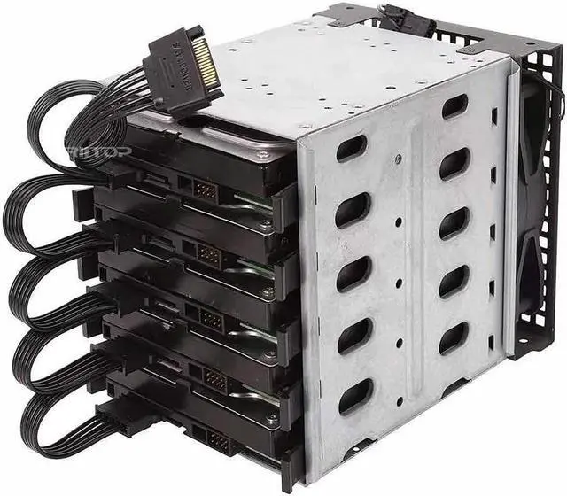 Alt view image 2 of 6 - SATA to 5x SATA Power Splitter Cable, 15 Pin SATA to 5 SATA Power Splitter Cable Adapter Apply for Hard Disk Drive, HDD, SSD, Optical Drives Sata Power Cable -24 Inches