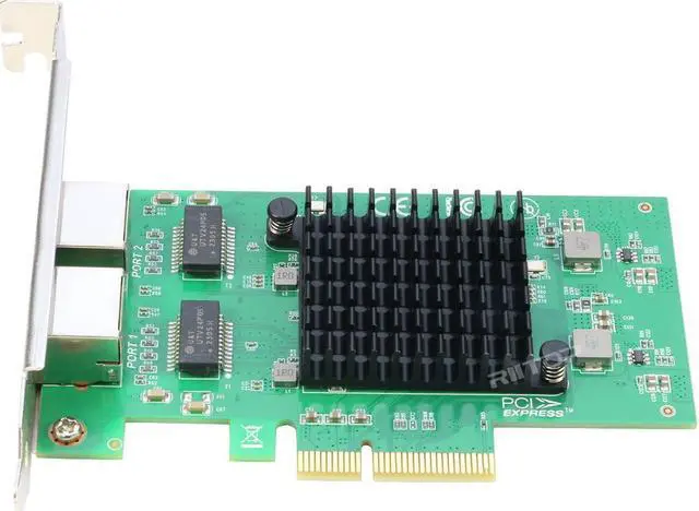 Alt view image 5 of 7 - Amify Dual Port 2.5Gb Network Card Adapter with Intel I226 2500/1000/100Mbps PCI Express X4 Gigabit Ethernet NIC Card RJ45 LAN Controller for Windows 10/11 with Low Profile Bracket