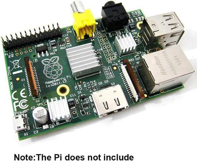 Alt view image 6 of 7 - 2 Sets/6pcs CPU RAM LAN Aluminum Heatsink Cooler,Mini PC Raspberry Pi 2, Raspberry Pi A A+, Raspberry Pi B B+ Radiator Cooling