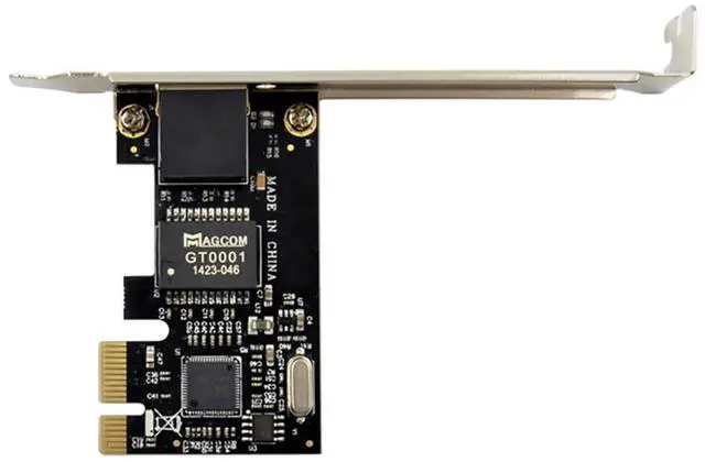 Alt view image 2 of 3 - PCI-E Ethernet LAN Card PCI Express 10/100/1000M Gigabit Ethernet Network Desktop Controller Full Duplex Flow Control