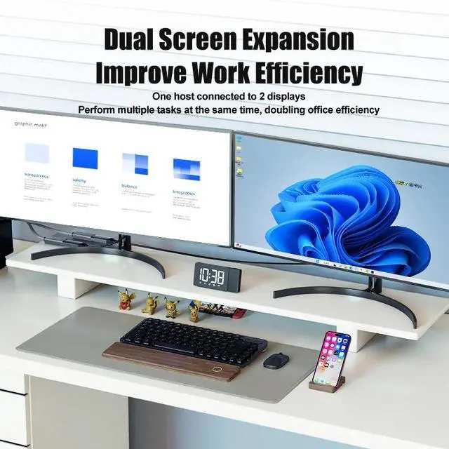 Alt view image 5 of 6 - Displayport to HDMI Adapter 4K@60Hz Gold Plated DP to HDMI 2.0 Video Display Converter for Desktop PC HDMI Connector Adapter 7.87  Male to Female Cable