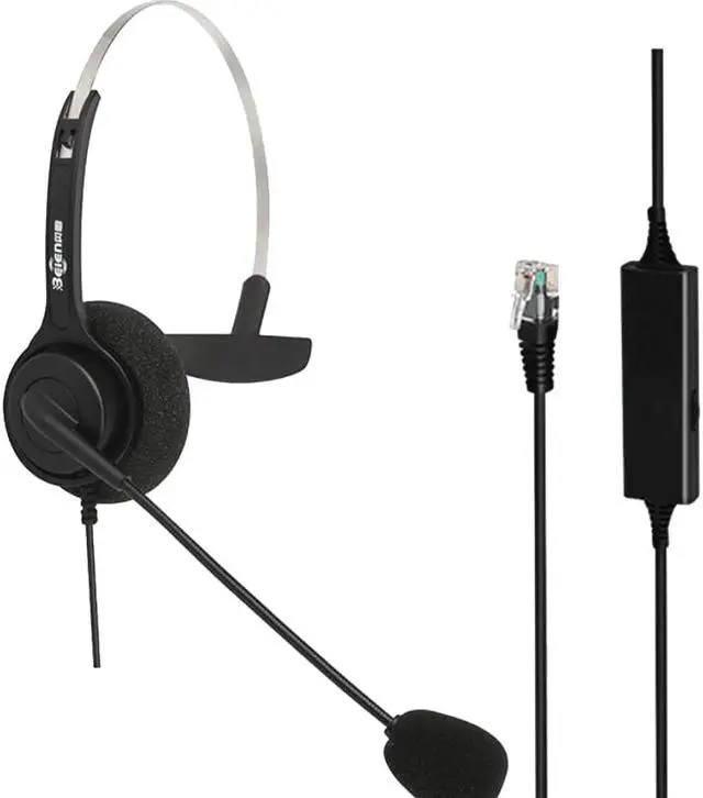 Alt view image 3 of 5 - The customer service phone call center headset headset dedicated customer service telephone