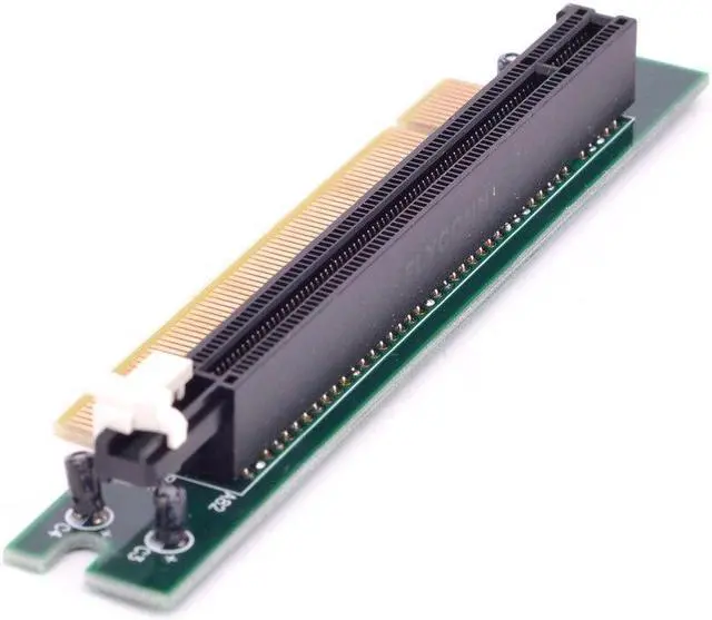 Alt view image 4 of 5 - PCIE 16x To 16x slots Extension Riser card 90 degree PCI express Male to Female Port Protecter adapter