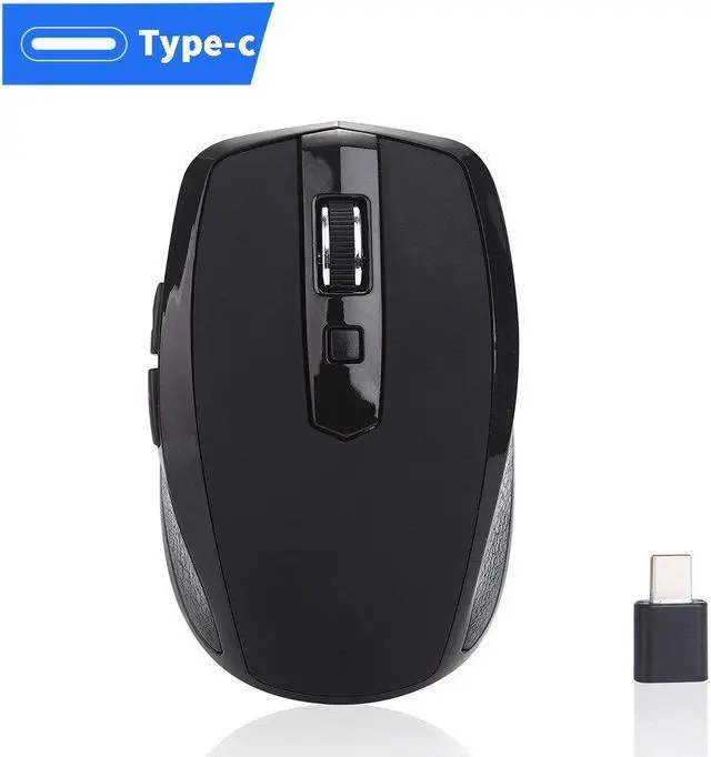Main image of 2.4 GHz USB Type C Wireless Mouse Ergonomic Mouse 800/1200/1600 DPI Mice for macbook Pro USB C Devices Office Mouse