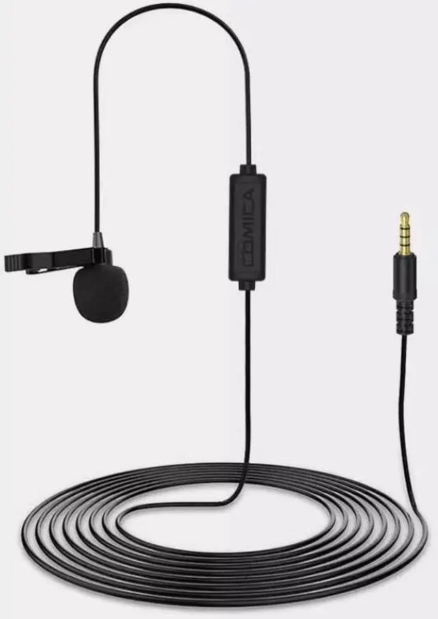 Alt view image 3 of 5 - Commlite CVM V01SP CoMica Lavalier Microphone Clip on Omni directional Condenser Mic for Smartphones