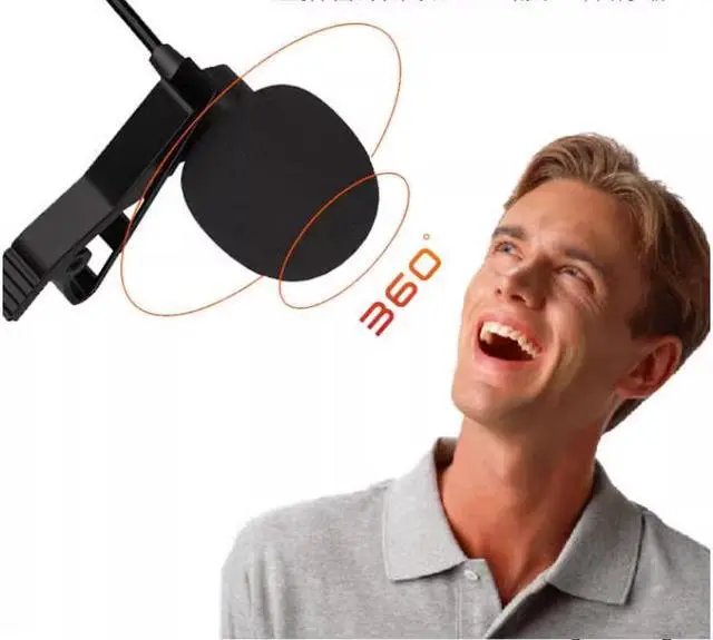 Alt view image 5 of 5 - Commlite CVM V01SP CoMica Lavalier Microphone Clip on Omni directional Condenser Mic for Smartphones