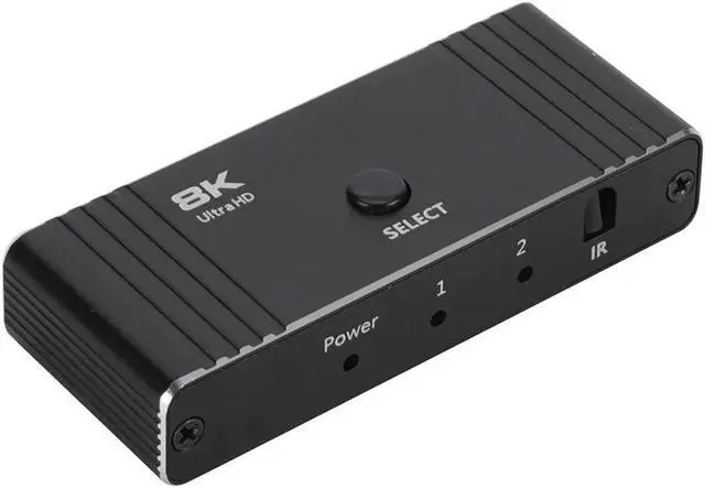Alt view image 2 of 6 - 8K HDMI Switch 8k60hz 4K@120Hz Switcher 2 in 1 Out Bi-Direction Switch 1080p@240Hz Display Adapter Splitter Converter 1 in 2 Out