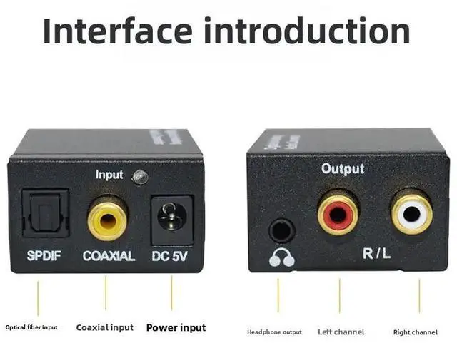 Alt view image 2 of 5 - digitltonlogudioonverterdpteritudioleoptiloxiltoslinkrl/rudiodpterforppletvpox