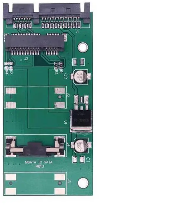 Alt view image 2 of 3 - mSATA to SATA 2.5 Adapter mSATA to SATA SSD Converter Card