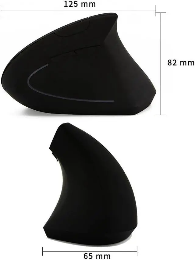 Alt view image 5 of 5 - Ergonomic Vertical Mouse Wireless Right/Left Hand Computer Gaming Mice 5D USB Optical Mouse Gamer Mause For Laptop PC Game