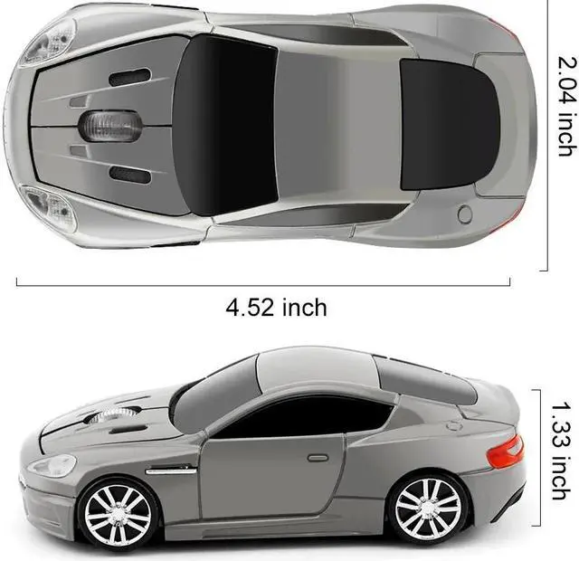 Alt view image 5 of 5 - Optical Wireless Mouse Mause 2.4G Receiver Super Sports Car Gaming Mouse Gamer for PC Laptop Computer Mice