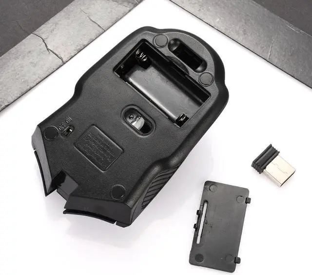 Alt view image 4 of 5 - 2.4G Wireless Mouse 6 Buttons Professional Optical Mouse Adjustable 2400DPI Wireless Gaming Mouse Gamer Mouse Mice For PC Laptop