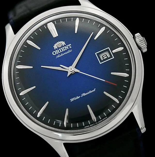 Alt view image 3 of 18 - Orient Bambino Version 4 FAC08004D0 Blue Dial Classic Watch