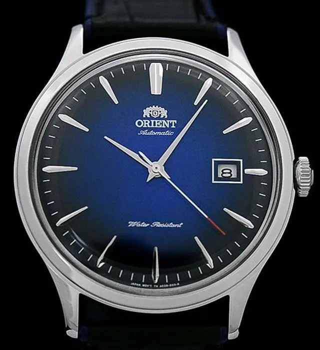 Alt view image 4 of 18 - Orient Bambino Version 4 FAC08004D0 Blue Dial Classic Watch