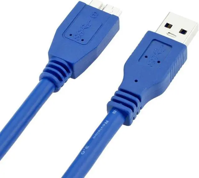 Alt view image 3 of 5 - USB 3.0 High Speed Type A to Micro B Cable USB3.0 Data Sync Cord for External Hard Drive Disk HDD Samsung Note3 S5