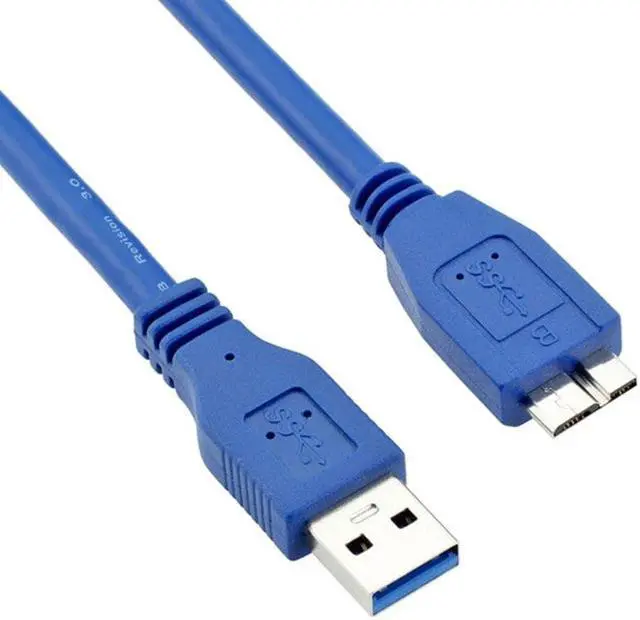 Alt view image 2 of 5 - USB 3.0 High Speed Type A to Micro B Cable USB3.0 Data Sync Cord for External Hard Drive Disk HDD Samsung Note3 S5
