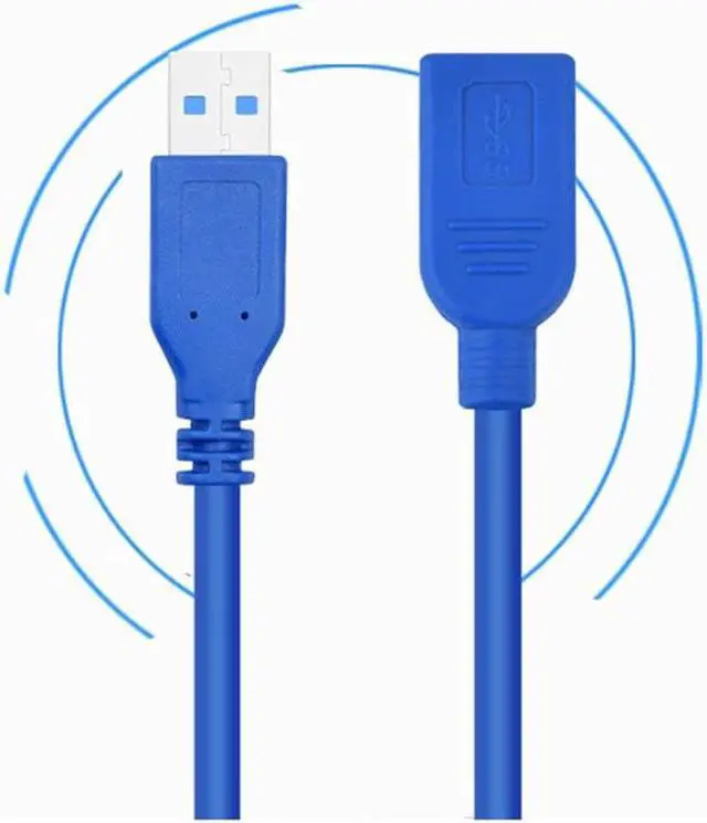 Alt view image 4 of 4 - USB 3.0 Extension Cable USB 3.0 A Male to Female Data Sync Cord Extended Cable Connector for Printer PC U Disk HDD Hard Disk