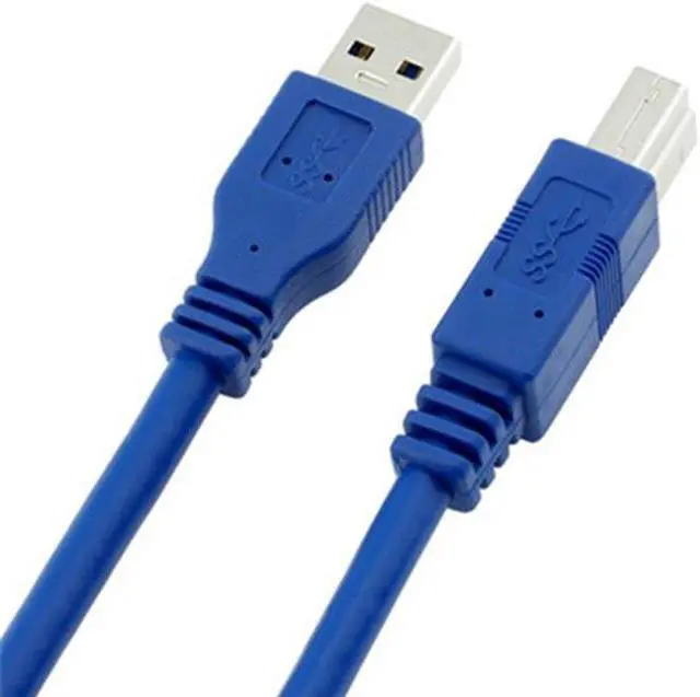 Alt view image 2 of 5 - USB 3.0 A Male AM to USB 3.0 B Type Male BM Extension Printer Wire Cable USB3.0 Data Cable for Printer Supper Speed