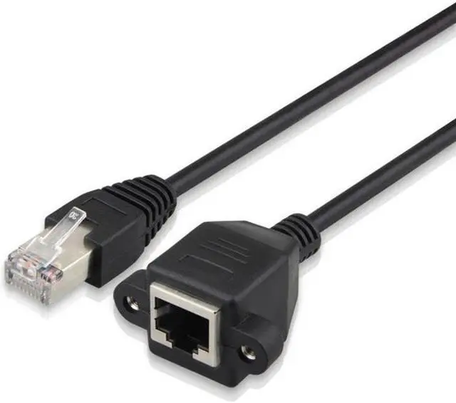 Main image of 1M Cat6 Ethernet Extension Cable RJ45 Cat 6 Male to Female Rj45 Ethernet Lan Network Cable Adapter for PC Laptop