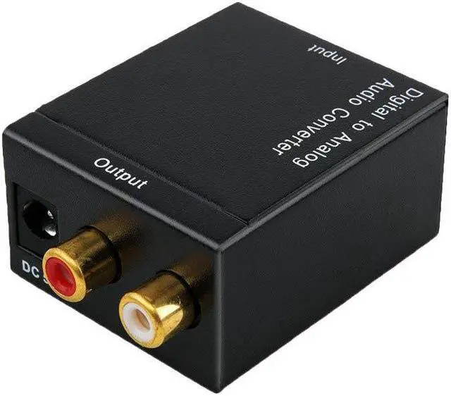 Main image of Digital To Analog Audio Converter Digital Optical Coaxial RCA Toslink Signal to Analog Audio Converter Adapter For DVD TV Theate