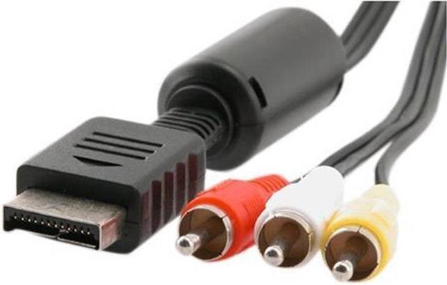 Alt view image 4 of 6 - High Quality Audio Video AV Cable Cord Wire to 3 RCA TV Lead for Sony for Playstation PS1 PS2 for PS3 Console Cable