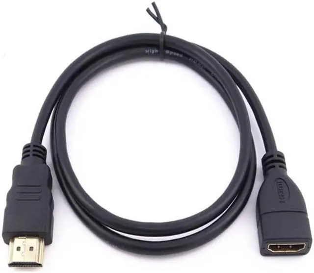 Alt view image 3 of 5 - HDMI Extension Cable male to female  HDMI 1080p 3D 1.4v HDMI M/F Extended Cable for HD TV LCD Laptop PS3 Projector